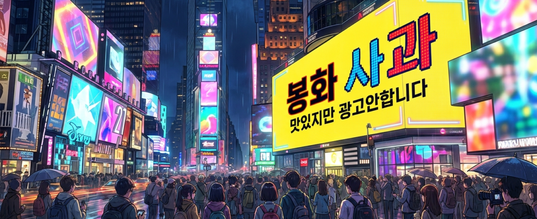 32만9천 원으로 뉴욕을 흔든 남자… ‘봉화사과’ 광고가 남긴 것